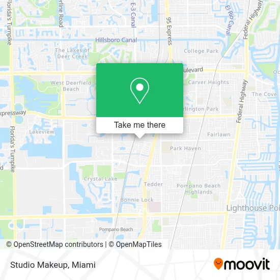 Studio Makeup map