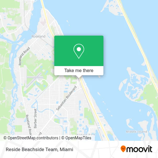 Reside Beachside Team map