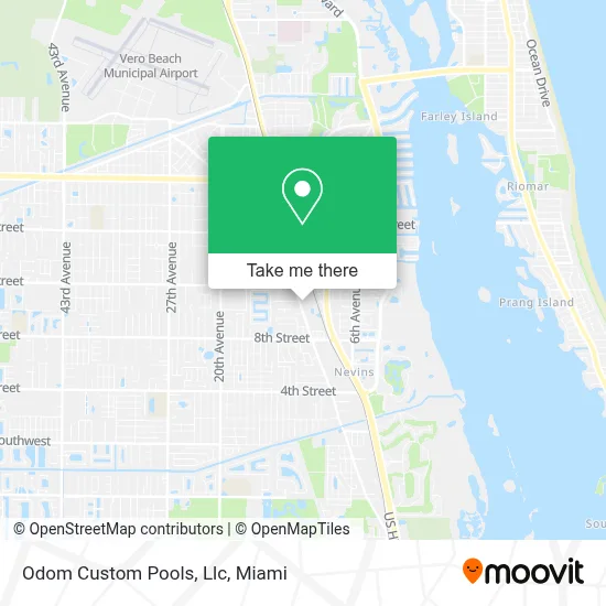 Odom Custom Pools, Llc map