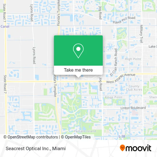 Seacrest Optical Inc. map