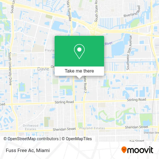 Fuss Free Ac map