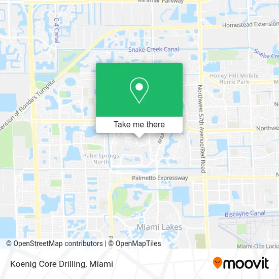 Koenig Core Drilling map