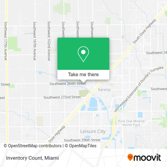 Inventory Count map