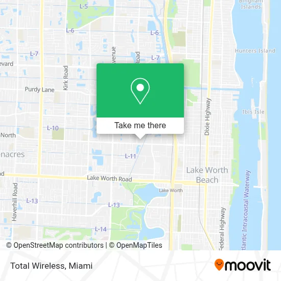 Total Wireless map