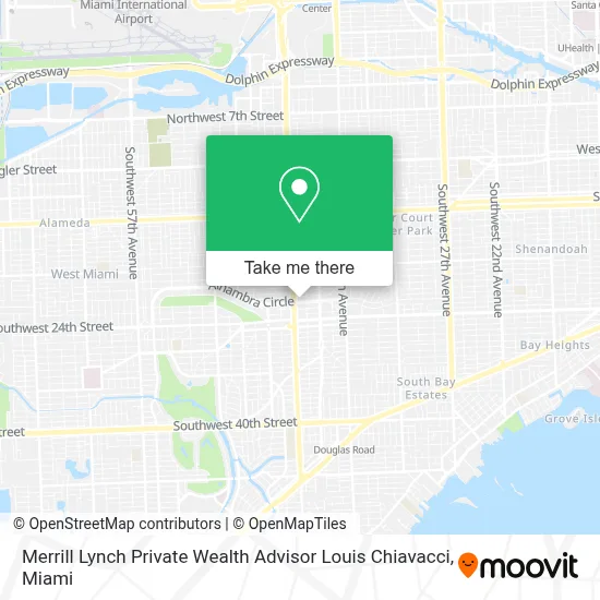 Merrill Lynch Private Wealth Advisor Louis Chiavacci map