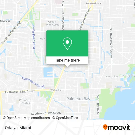 Odalys map