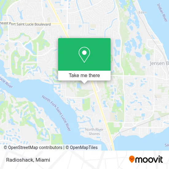 Radioshack map