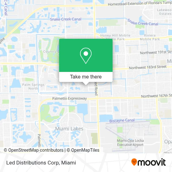 Led Distributions Corp map