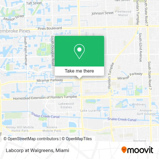 Labcorp at Walgreens map