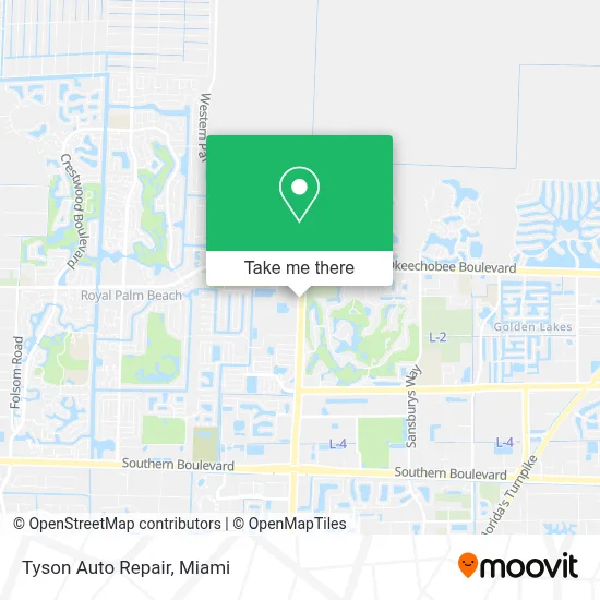 Tyson Auto Repair map