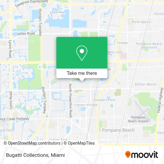 Bugatti Collections map