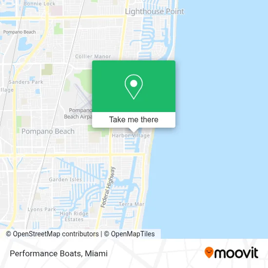 Performance Boats map