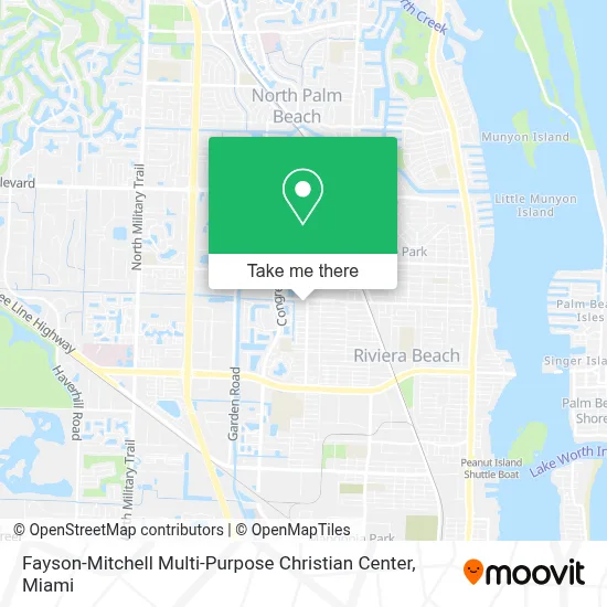 Fayson-Mitchell Multi-Purpose Christian Center map