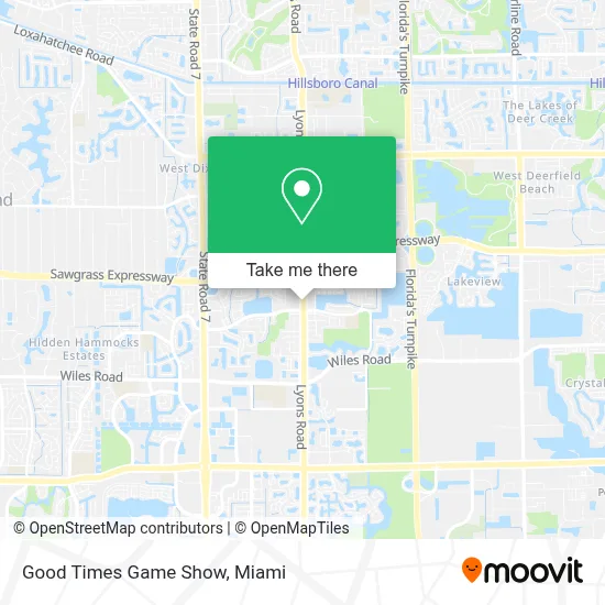 Good Times Game Show map
