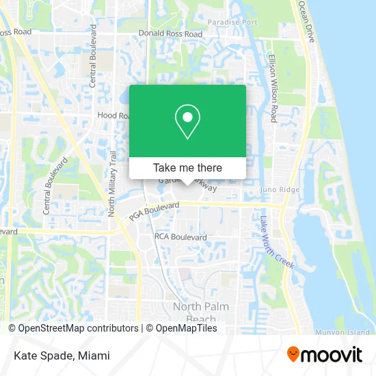 Kate Spade map