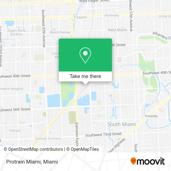 Protrain Miami map