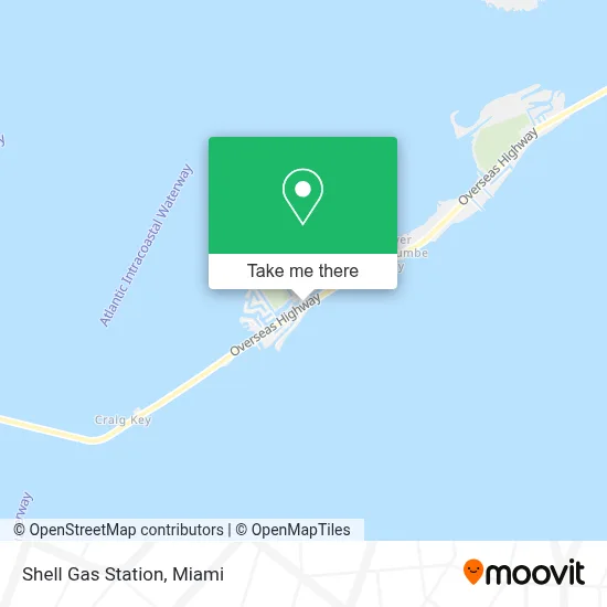 Shell Gas Station map