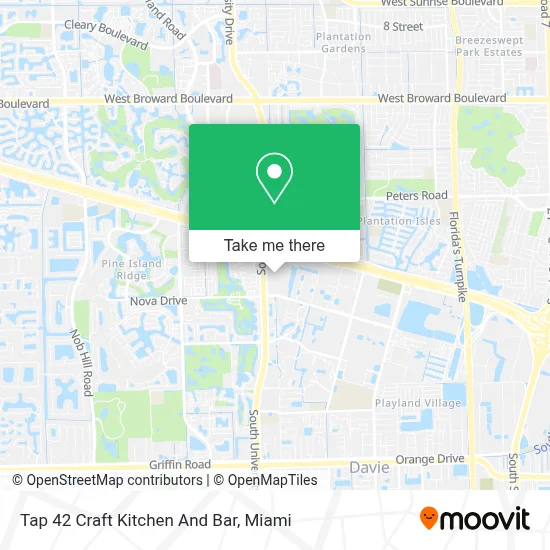Tap 42 Craft Kitchen And Bar map