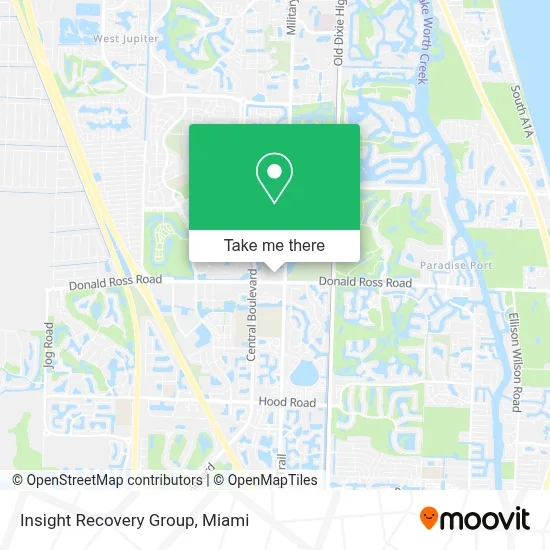 Insight Recovery Group map