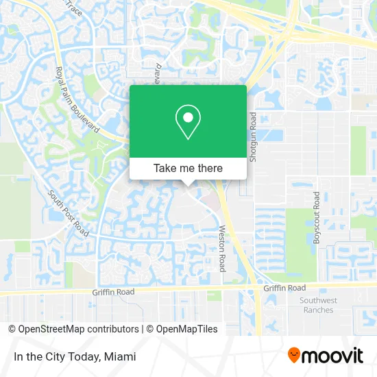 In the City Today map