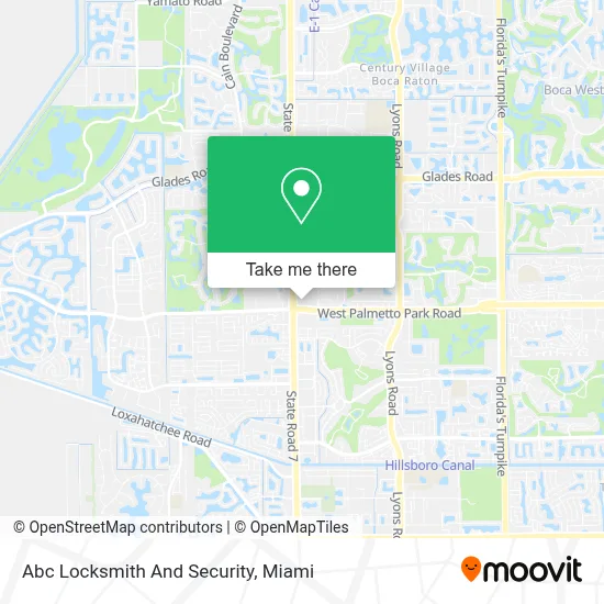 Abc Locksmith And Security map