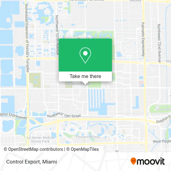 Control Export map