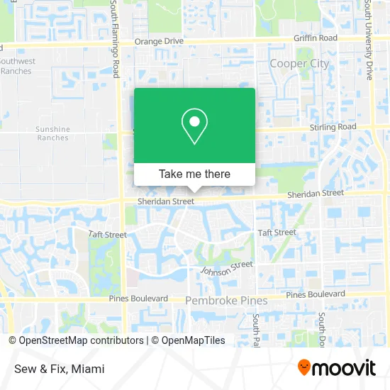 Sew & Fix map