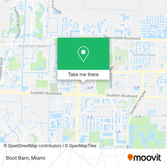 Boot Barn map