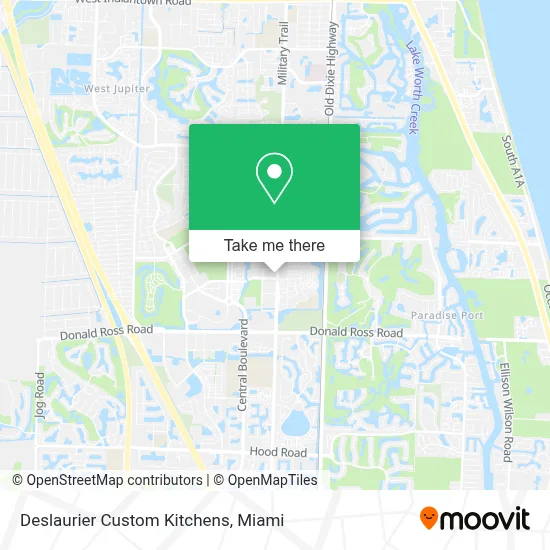 Deslaurier Custom Kitchens map