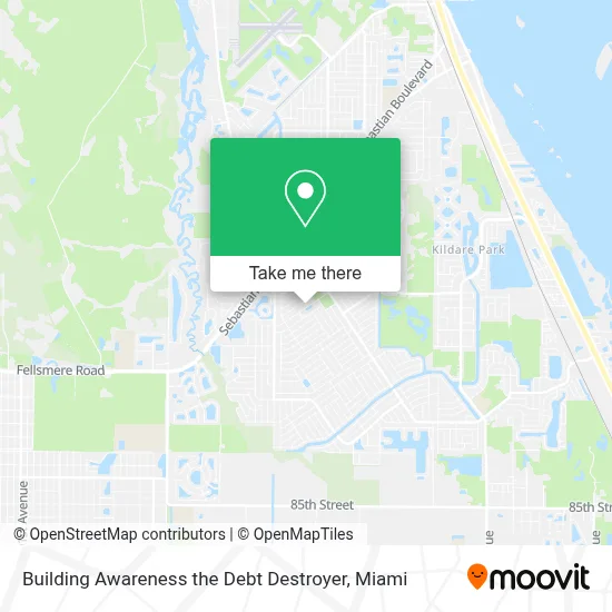 Building Awareness the Debt Destroyer map