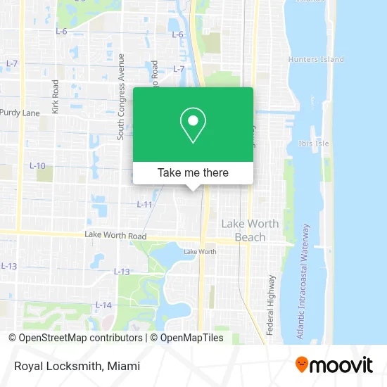 Royal Locksmith map