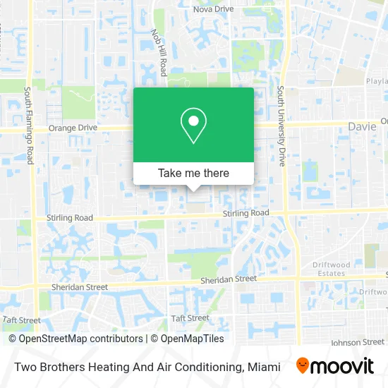 Two Brothers Heating And Air Conditioning map