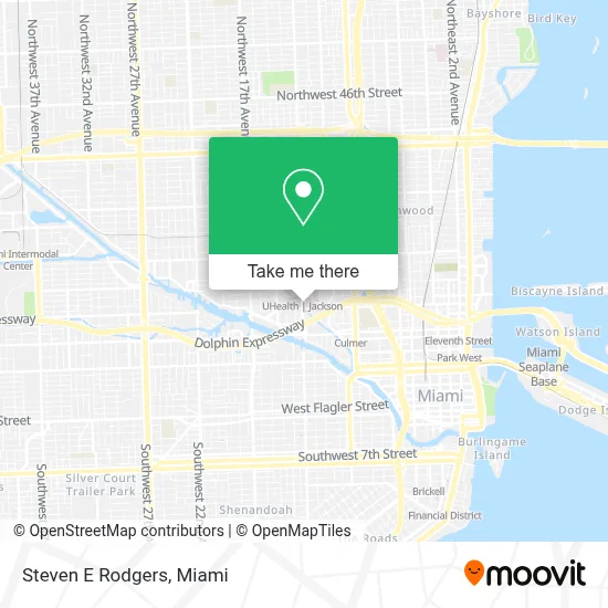 Steven E Rodgers map