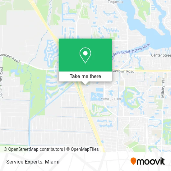 Service Experts map