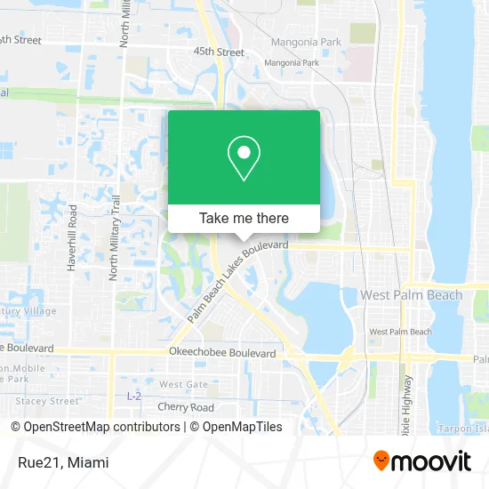 Rue21 map