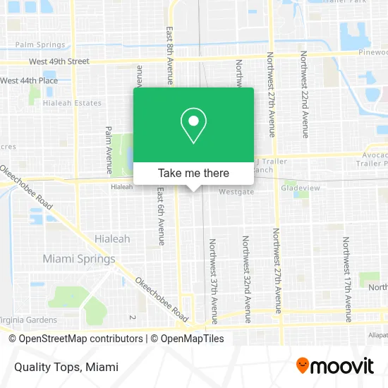 Quality Tops map