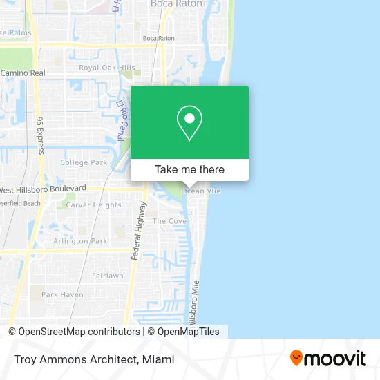 Troy Ammons Architect map