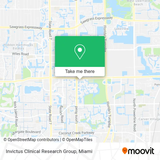 Invictus Clinical Research Group map