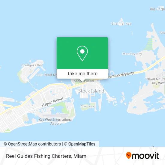 Reel Guides Fishing Charters map