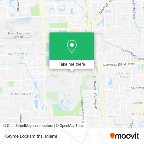 Keyme Locksmiths map