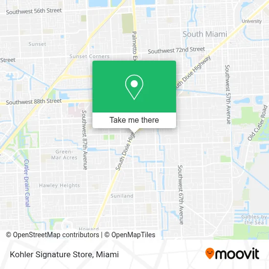 Kohler Signature Store map