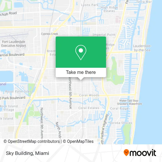 Sky Building map