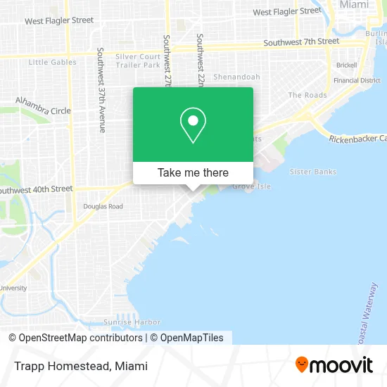 Trapp Homestead map