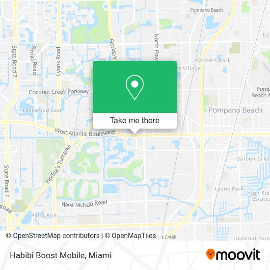 Habibi Boost Mobile map