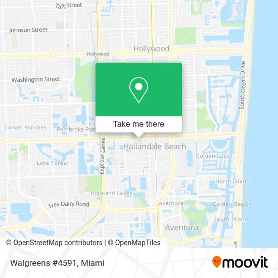Walgreens #4591 map