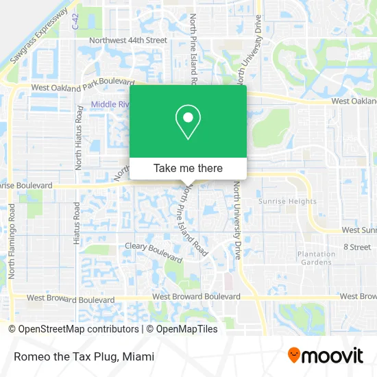 Romeo the Tax Plug map