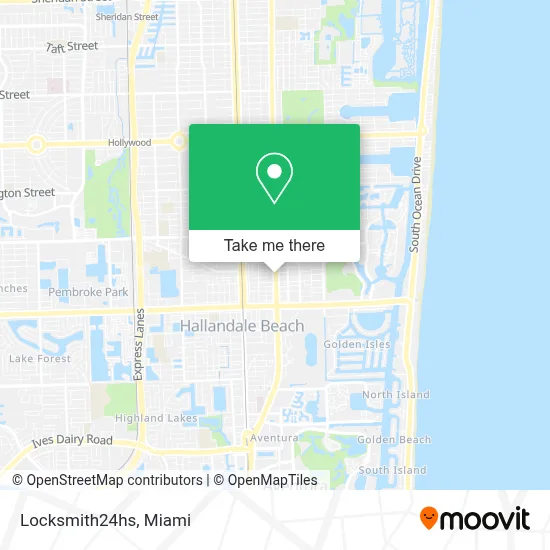 Locksmith24hs map