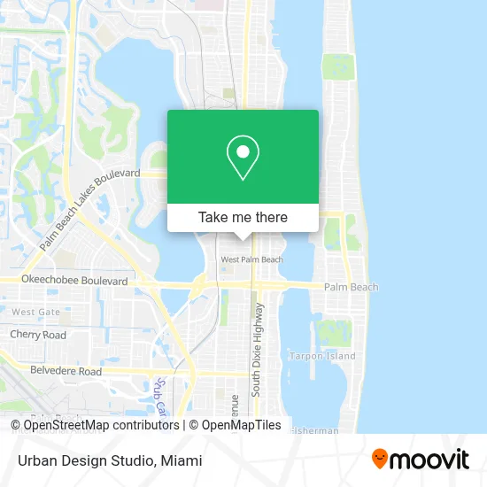 Urban Design Studio map
