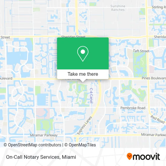 On-Call Notary Services map