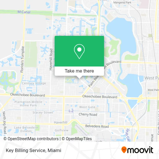Key Billing Service map